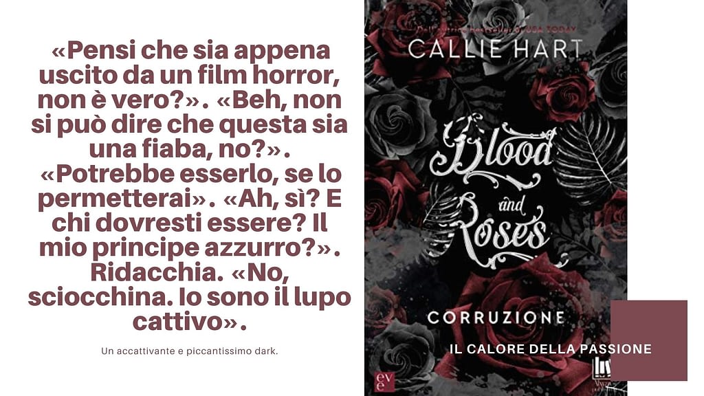 5 libri darkromance da leggere: Blood and roses di Callie Hart edito da Always Publishing